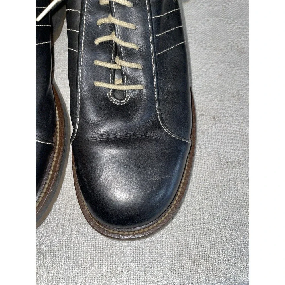 Johnston & Murphy Italy Men’s Casual Shoes Size 11 M Black Leather Going Out